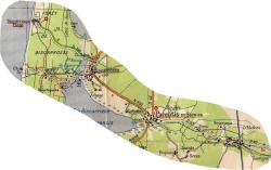 Ychoux biscarrosse plage carte de la ligne